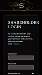 Mobile Screenshot of lhvcshareholder.com